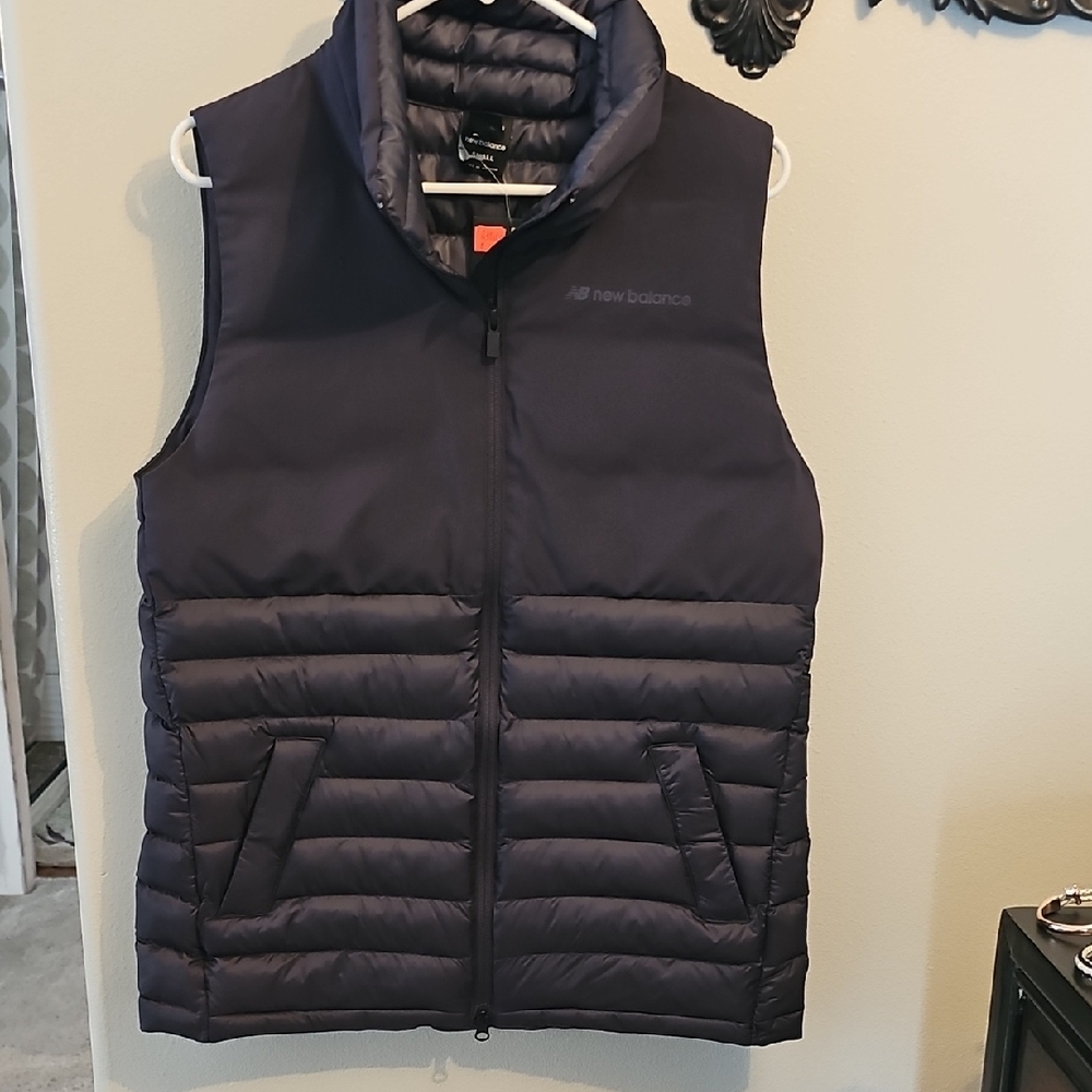 New Balance womens navy blue Puffer Vest